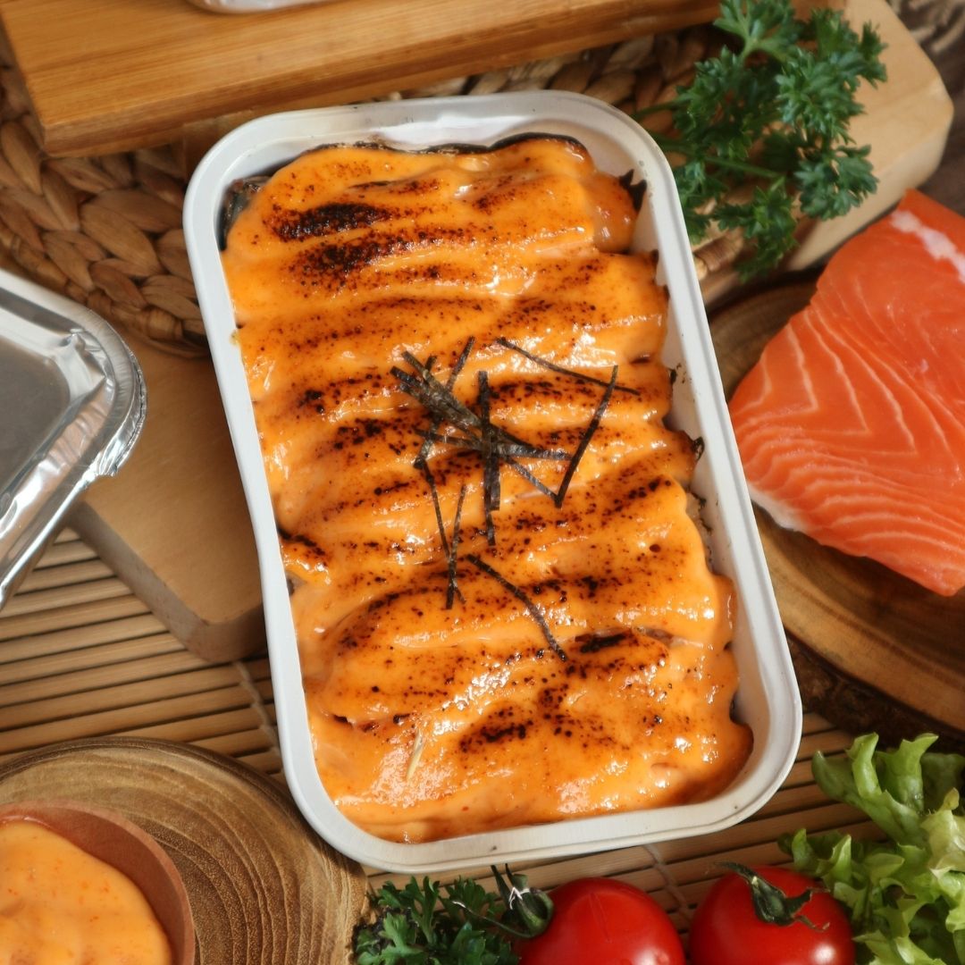Salmon Mentai Bakar