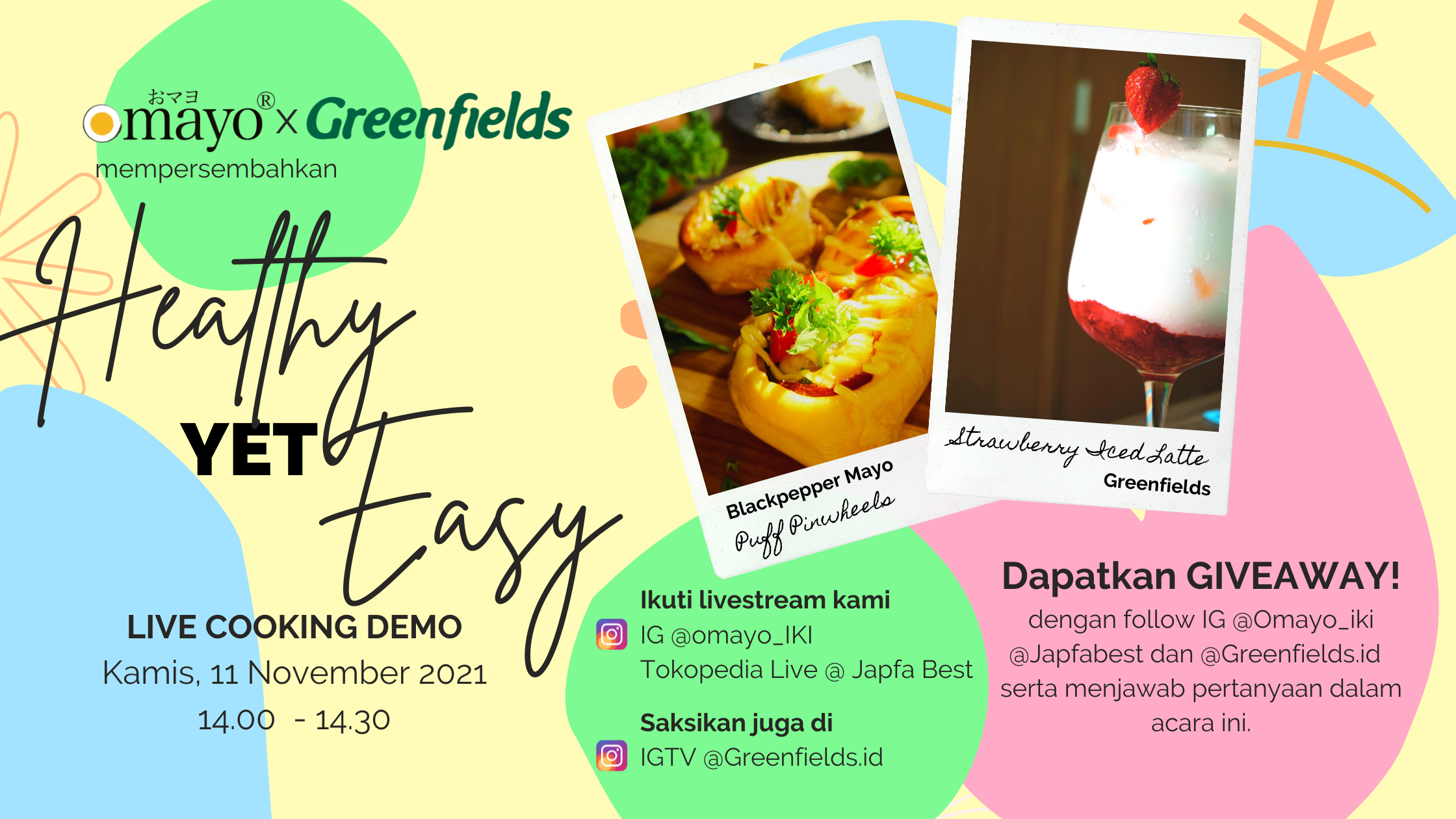Live Cooking Demo Omayo x Greenfields