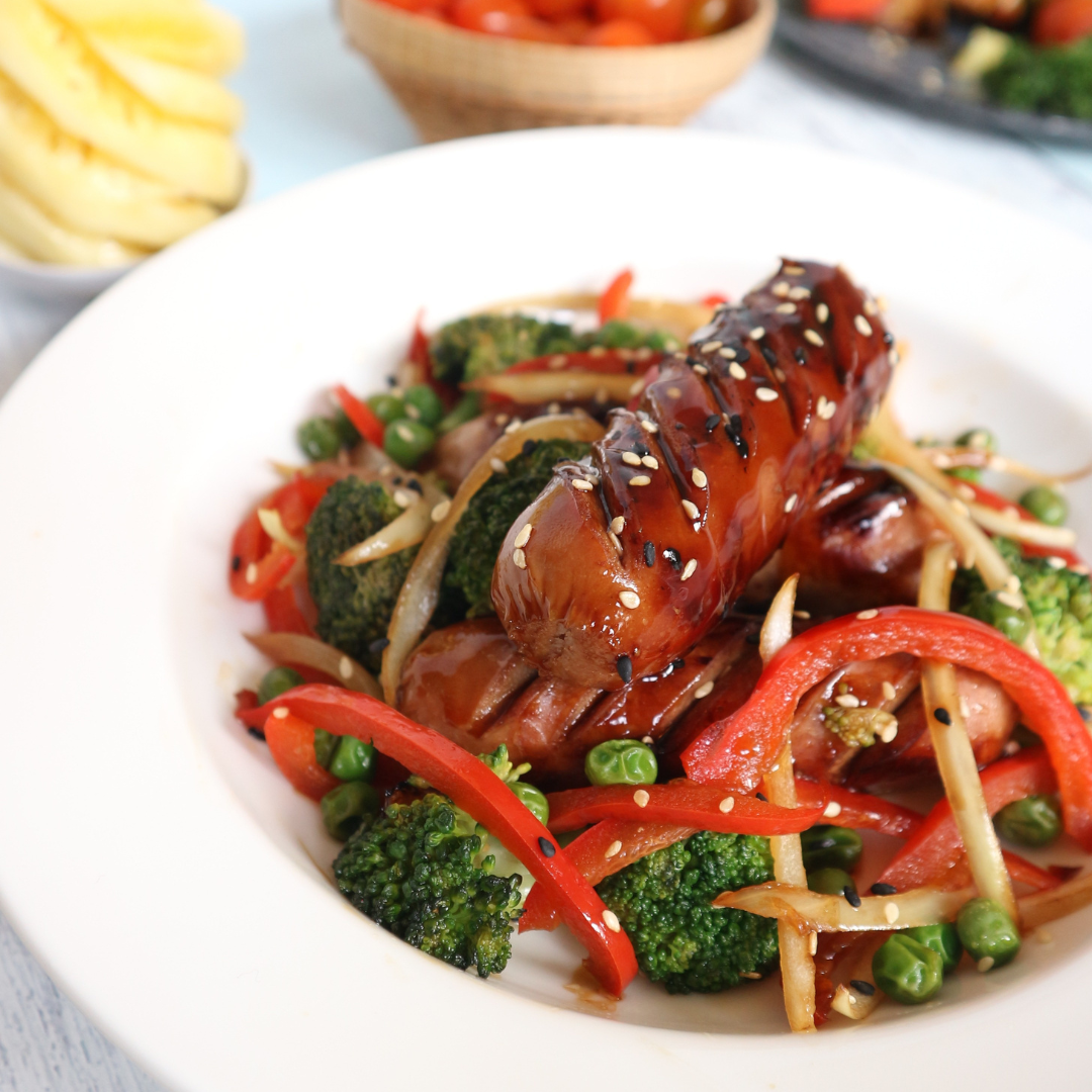Teriyaki Sausage Stir Fry